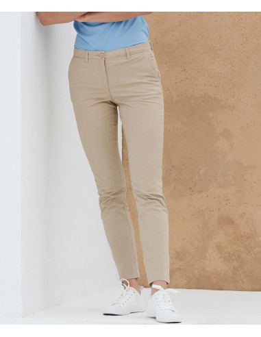 H-H651-Ladies Stretch Chino